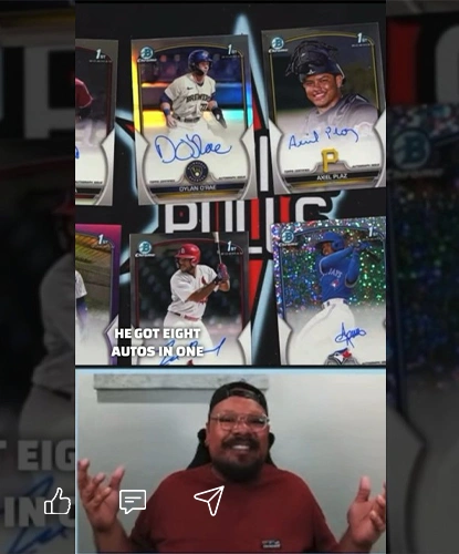 We Hit 8 Autos In 1 Pack Of 2023 Bowman Chrome image12